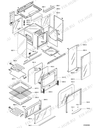 Схема №2 ACF 981 WH/2 с изображением Указатель для духового шкафа Whirlpool 481241378524