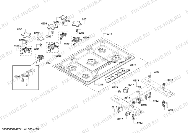 Схема №3 SGSX305FS Thermador с изображением Кабель для электропечи Bosch 00651221