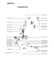 Схема №4 EA826E80/70M с изображением Электропитание для электрокофеварки Krups MS-0A21030
