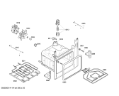 Схема №2 4HB426X Horno lynx ind.inx.multf.carr.ec2 с изображением Стекло часов для плиты (духовки) Bosch 00617059