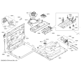 Схема №3 B15P40W0FR с изображением Модуль управления для плиты (духовки) Bosch 00647078