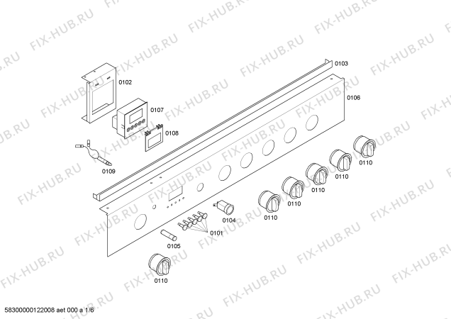 Схема №3 HE28024 с изображением Инструкция по эксплуатации для плиты (духовки) Siemens 00528229