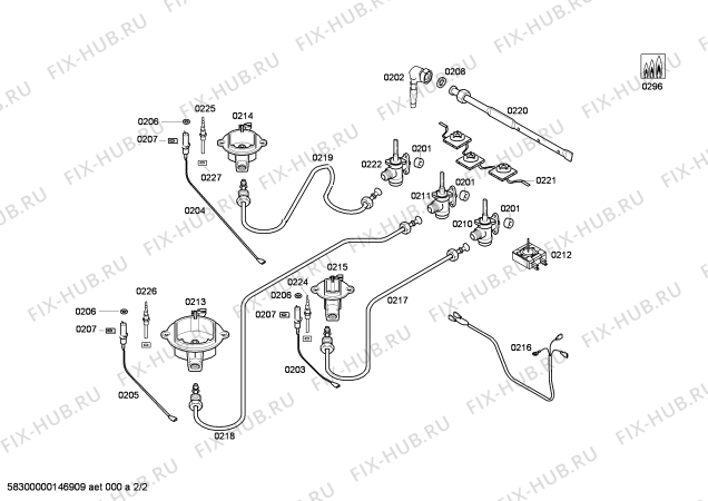 Взрыв-схема плиты (духовки) Bosch NMU4121LT - Схема узла 02