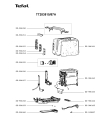 Схема №1 TT283815/87A с изображением Рукоятка для электрофритюрницы Tefal SS-986150