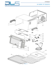 Схема №1 EO420J-SC с изображением Обшивка для духового шкафа DELONGHI 5911810711