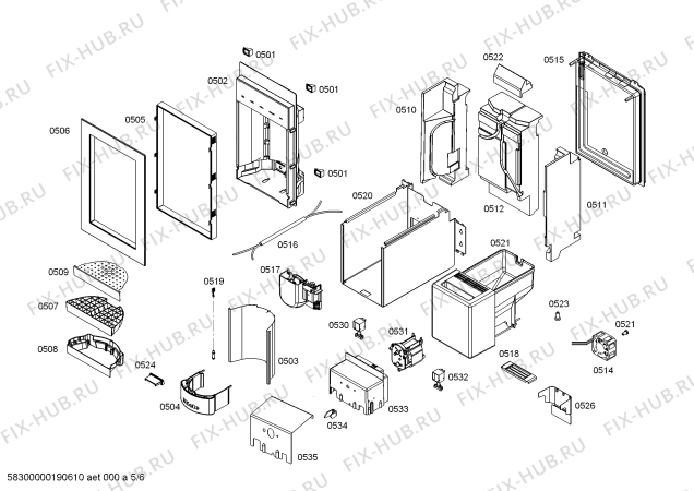 Схема №4 FID18MIIL6 с изображением Конденсатор для холодильной камеры Bosch 11020033