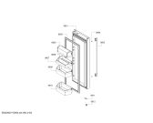 Схема №7 KFN91PJ10A с изображением Контейнер для холодильника Bosch 11013801