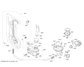 Схема №4 SMI50C05GB с изображением Панель управления для электропосудомоечной машины Bosch 00704644