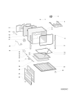 Схема №3 H5TGC1GXFR (F085287) с изображением Обшивка для духового шкафа Indesit C00305867