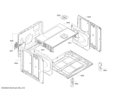 Схема №4 HBA63B225F с изображением Панель управления для электропечи Bosch 00709793