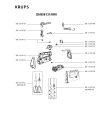 Схема №2 GN90613E/6R0 с изображением Фиксатор для электроблендера Krups SS-193744