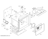 Схема №4 HBF010BR0S с изображением Панель управления для духового шкафа Bosch 11026277