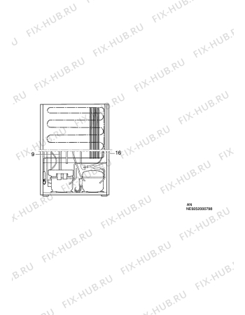 Взрыв-схема холодильника Electrolux MC300 - Схема узла C10 Cold, users manual