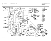 Схема №2 SMS6032GB SMS6032 с изображением Панель для электропосудомоечной машины Bosch 00272160