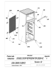 Схема №4 DSA28000S (7508620005) с изображением Дверь для холодильника Beko 4547140800