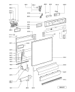 Схема №2 GSFP 2924 WS с изображением Обшивка для посудомоечной машины Whirlpool 481245372992