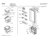 Схема №3 KIE26440CH с изображением Дверь для холодильной камеры Bosch 00215946