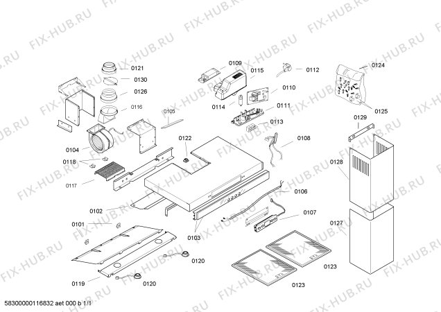 Схема №1 LC48650 с изображением Панель для вентиляции Siemens 00438183