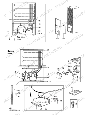 Взрыв-схема холодильника Electrolux ERB3125 - Схема узла C10 Cold, users manual