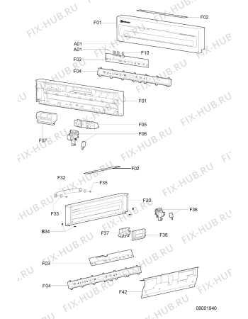 Схема №3 GS 4961 BL с изображением Панель для посудомойки Whirlpool 481245210703