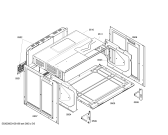 Схема №4 HEN600020 с изображением Фронтальное стекло для духового шкафа Bosch 00474512