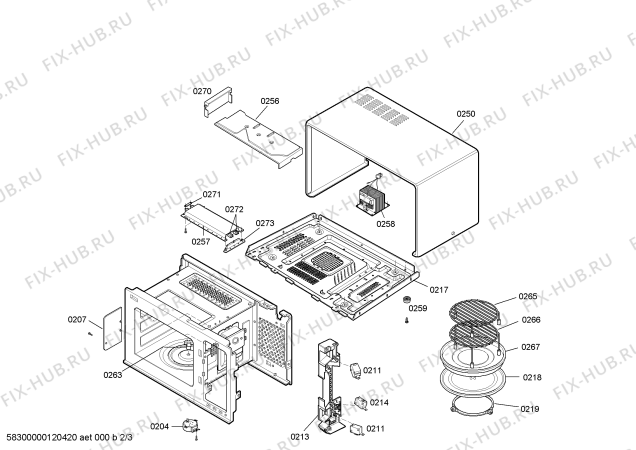 Схема №3 3WT3047XP с изображением Крышка кнопки для микроволновой печи Bosch 00427693