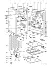 Схема №1 KVE 1630/B/1/B с изображением Дверка для холодильника Whirlpool 481241619752