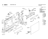 Схема №4 SMS4072GB с изображением Панель для электропосудомоечной машины Bosch 00273348