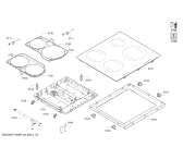 Схема №2 T93I40N2MK IH6.1 - Standard с изображением Стеклокерамика для электропечи Bosch 00770782