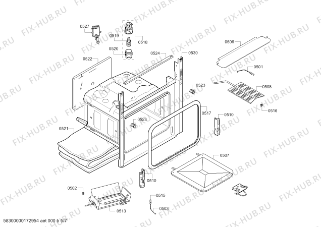 Схема №6 HGG245225R с изображением Панель управления для плиты (духовки) Bosch 00700551