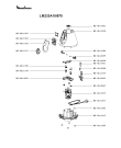 Схема №1 LM234110/870 с изображением Часть корпуса для электромиксера Moulinex MS-0A11926