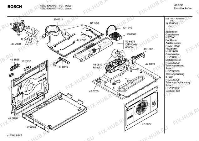 Схема №4 HEN760640 с изображением Ручка конфорки для плиты (духовки) Bosch 00423524