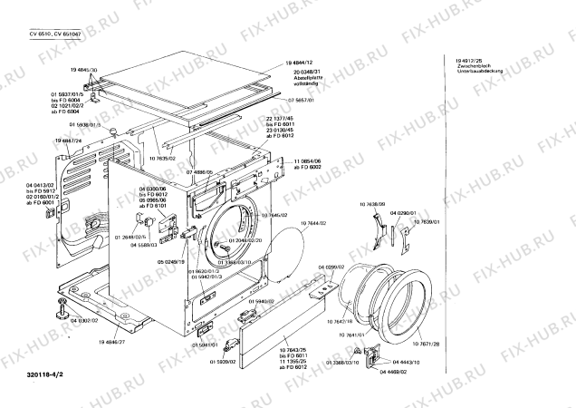 Схема №4 CV6510 с изображением Мотор для стиральной машины Siemens 00130991