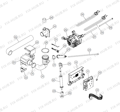 Взрыв-схема стиральной машины Gorenje WE50 GB valve   -White #311641900 (336255, WMC55GB) - Схема узла 02