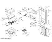 Схема №5 KGN53AW30A с изображением Выдвижной ящик для холодильной камеры Bosch 00770528