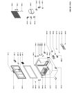 Схема №1 OFT 258 с изображением Дверка для холодильной камеры Whirlpool 480132102872