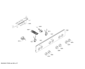 Схема №7 HGV52D153T Bosch с изображением Ручка выбора температуры для электропечи Bosch 00630923