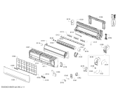 Схема №1 B1ZMI24907 24000 BTU IC UNITE с изображением Передняя часть корпуса для кондиционера Bosch 00772946