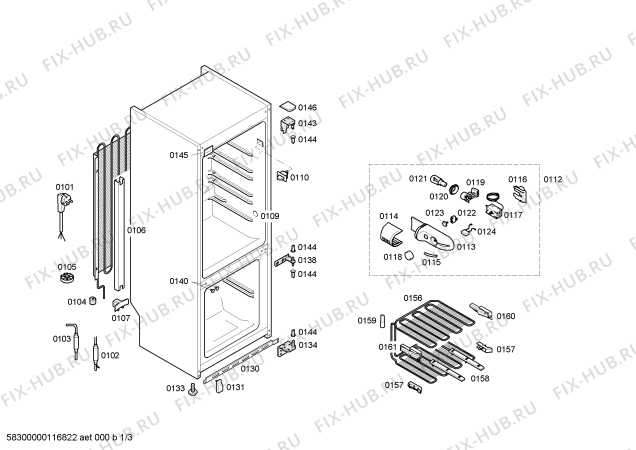Схема №3 KGV24C00 с изображением Дверь для холодильной камеры Bosch 00244096