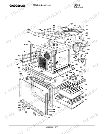 Схема №7 EE845164 с изображением Переключатель для духового шкафа Bosch 00157430