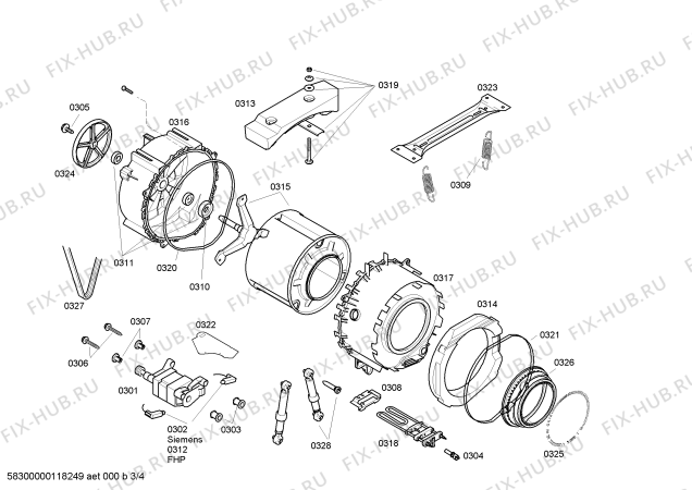 Схема №2 CM1000HTR PROFILO с изображением Панель управления для стиралки Bosch 00660857