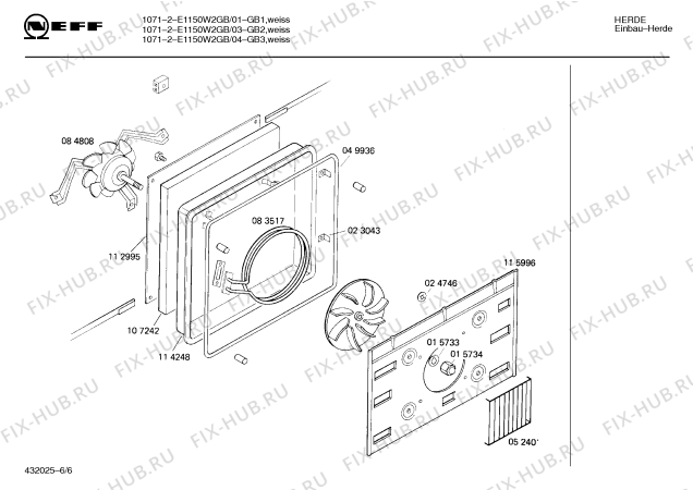 Схема №4 E1150W2GB 1071-2 с изображением Ручка для плиты (духовки) Bosch 00055366