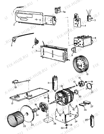 Взрыв-схема комплектующей Marijnen MD120K - Схема узла Electrical equipment