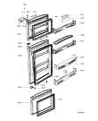 Схема №2 ARG 762 с изображением Ручка двери для холодильной камеры Whirlpool 481246228369