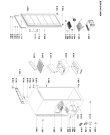 Схема №1 TFN 1631-IB NF с изображением Часть корпуса для холодильника Whirlpool 481010445737