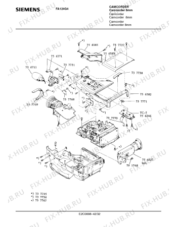 Схема №29 FA124G4 с изображением Транзистор для видеотехники Siemens 00737983