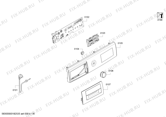 Схема №3 WM14T490CH с изображением Ручка для стиралки Siemens 00633654