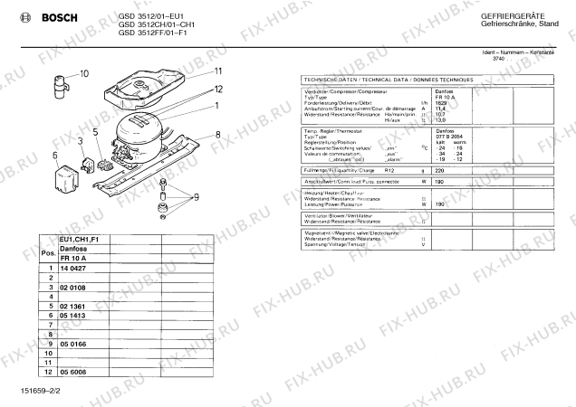 Схема №2 GSD2112FF с изображением Панель для холодильной камеры Bosch 00270864