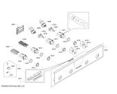 Схема №9 HB13NB521B с изображением Панель для плиты (духовки) Siemens 00679062