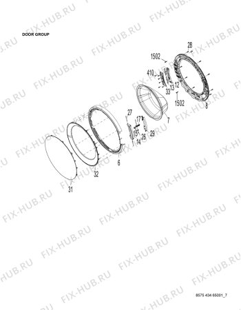 Схема №4 AWZ9614F с изображением Всякое для стиральной машины Whirlpool 482000020706